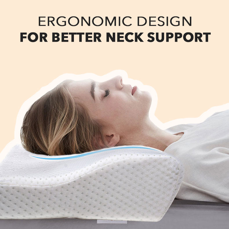 CurveCloud™ Contoured Neck Pillow - Wake Up Rested